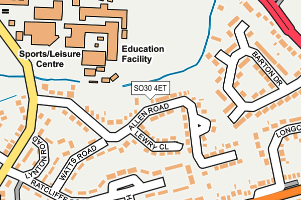 SO30 4ET map - OS OpenMap – Local (Ordnance Survey) SO30 4ET map - OS OpenMap – Local (Ordnance Survey)