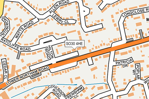 SO30 4HE map - OS OpenMap – Local (Ordnance Survey) SO30 4HE map - OS OpenMap – Local (Ordnance Survey)