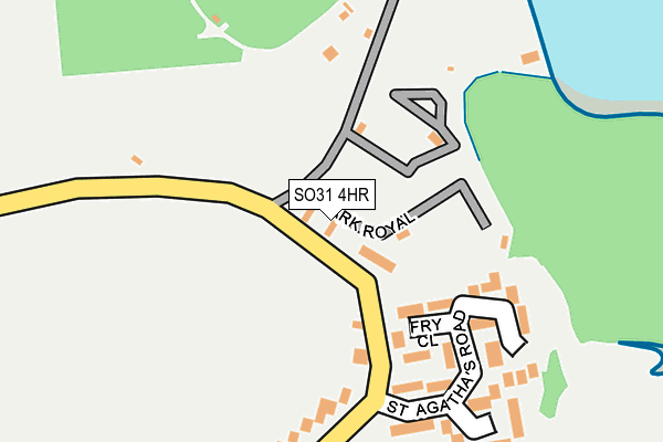 SO31 4HR map - OS OpenMap – Local (Ordnance Survey) SO31 4HR map - OS OpenMap – Local (Ordnance Survey)