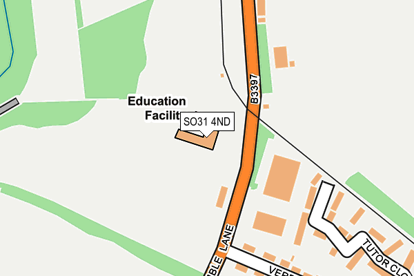 SO31 4ND map - OS OpenMap – Local (Ordnance Survey) SO31 4ND map - OS OpenMap – Local (Ordnance Survey)