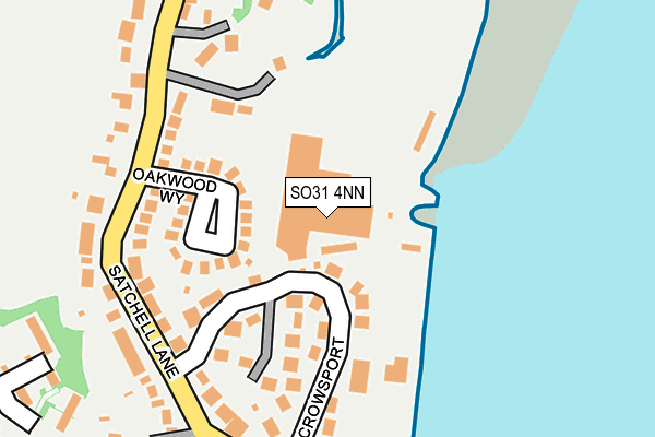 SO31 4NN map - OS OpenMap – Local (Ordnance Survey) SO31 4NN map - OS OpenMap – Local (Ordnance Survey)
