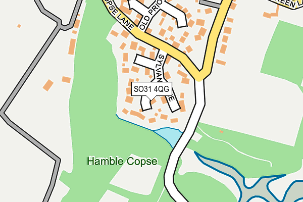 SO31 4QG map - OS OpenMap – Local (Ordnance Survey) SO31 4QG map - OS OpenMap – Local (Ordnance Survey)