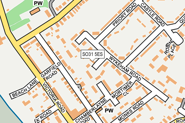 SO31 5ES map - OS OpenMap – Local (Ordnance Survey) SO31 5ES map - OS OpenMap – Local (Ordnance Survey)