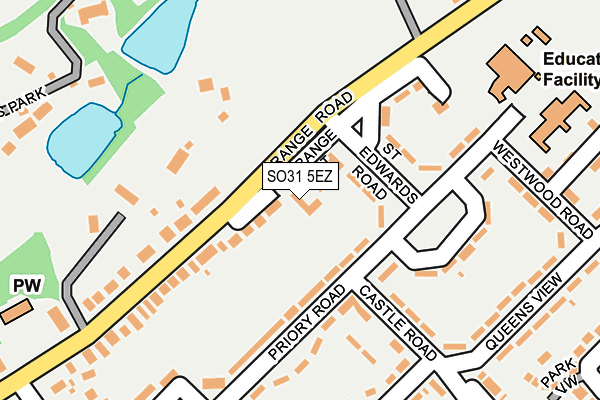 SO31 5EZ map - OS OpenMap – Local (Ordnance Survey) SO31 5EZ map - OS OpenMap – Local (Ordnance Survey)