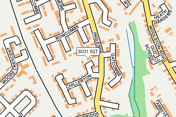 SO31 5GT map - OS OpenMap – Local (Ordnance Survey) SO31 5GT map - OS OpenMap – Local (Ordnance Survey)