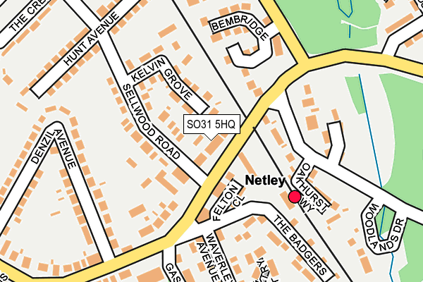 SO31 5HQ map - OS OpenMap – Local (Ordnance Survey) SO31 5HQ map - OS OpenMap – Local (Ordnance Survey)