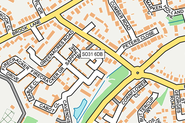 SO31 6DB map - OS OpenMap – Local (Ordnance Survey) SO31 6DB map - OS OpenMap – Local (Ordnance Survey)