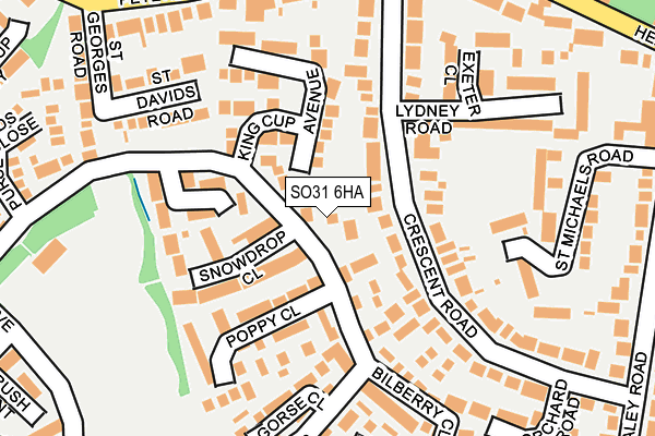 SO31 6HA map - OS OpenMap – Local (Ordnance Survey) SO31 6HA map - OS OpenMap – Local (Ordnance Survey)