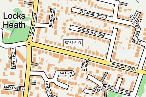 SO31 6LQ map - OS OpenMap – Local (Ordnance Survey)