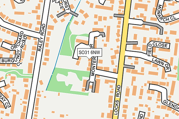 SO31 6NW map - OS OpenMap – Local (Ordnance Survey) SO31 6NW map - OS OpenMap – Local (Ordnance Survey)
