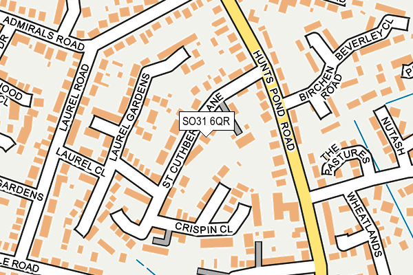 SO31 6QR map - OS OpenMap – Local (Ordnance Survey) SO31 6QR map - OS OpenMap – Local (Ordnance Survey)