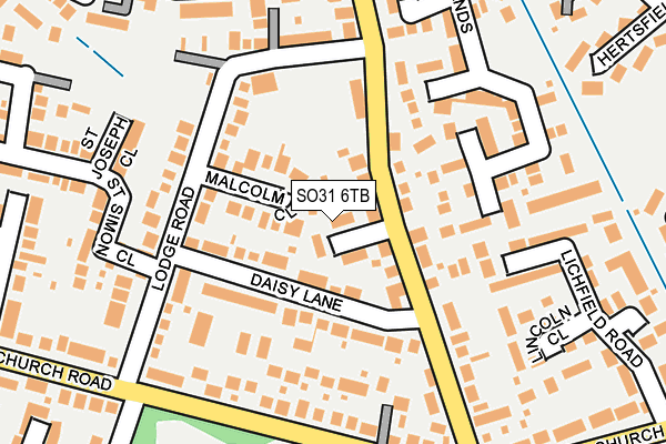 SO31 6TB map - OS OpenMap – Local (Ordnance Survey) SO31 6TB map - OS OpenMap – Local (Ordnance Survey)
