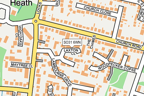 SO31 6WN map - OS OpenMap – Local (Ordnance Survey) SO31 6WN map - OS OpenMap – Local (Ordnance Survey)