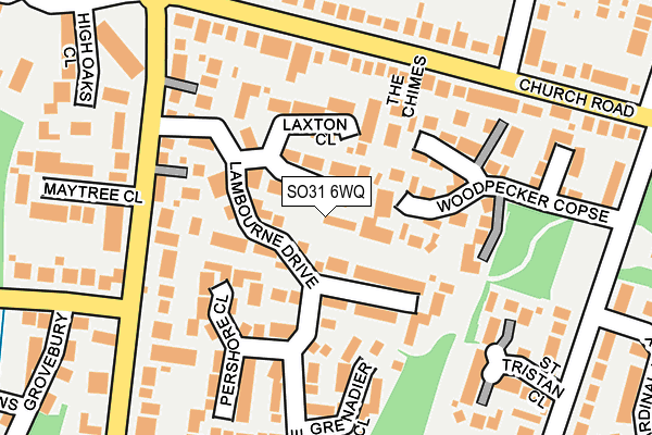 SO31 6WQ map - OS OpenMap – Local (Ordnance Survey) SO31 6WQ map - OS OpenMap – Local (Ordnance Survey)