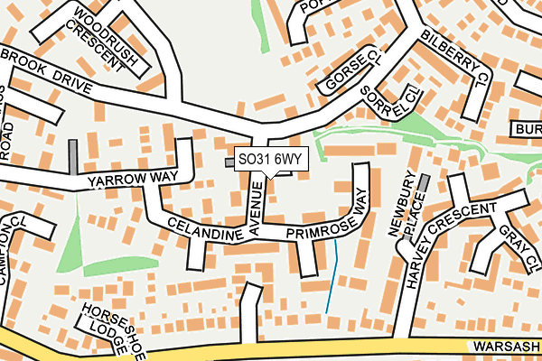SO31 6WY map - OS OpenMap – Local (Ordnance Survey) SO31 6WY map - OS OpenMap – Local (Ordnance Survey)