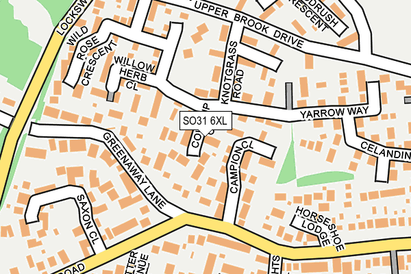 SO31 6XL map - OS OpenMap – Local (Ordnance Survey) SO31 6XL map - OS OpenMap – Local (Ordnance Survey)
