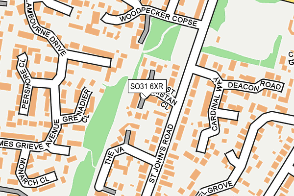 SO31 6XR map - OS OpenMap – Local (Ordnance Survey) SO31 6XR map - OS OpenMap – Local (Ordnance Survey)