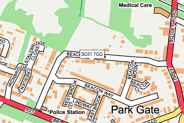 SO31 7GQ map - OS OpenMap – Local (Ordnance Survey) SO31 7GQ map - OS OpenMap – Local (Ordnance Survey)