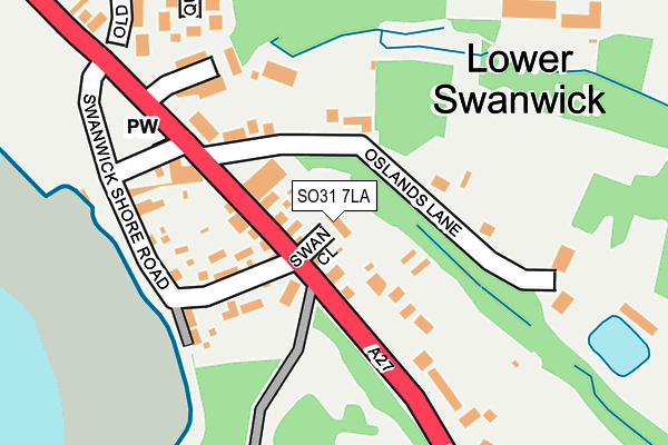 SO31 7LA map - OS OpenMap – Local (Ordnance Survey) SO31 7LA map - OS OpenMap – Local (Ordnance Survey)