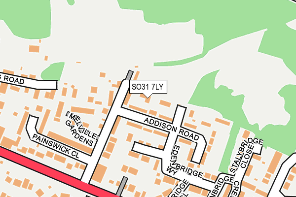 SO31 7LY map - OS OpenMap – Local (Ordnance Survey) SO31 7LY map - OS OpenMap – Local (Ordnance Survey)
