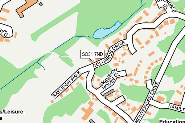 SO31 7ND map - OS OpenMap – Local (Ordnance Survey) SO31 7ND map - OS OpenMap – Local (Ordnance Survey)