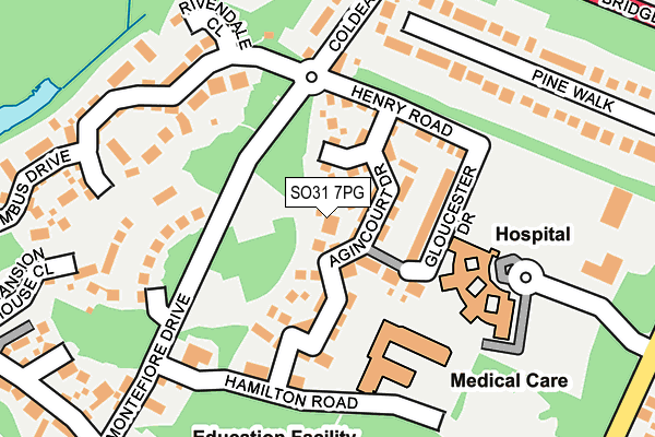 SO31 7PG map - OS OpenMap – Local (Ordnance Survey) SO31 7PG map - OS OpenMap – Local (Ordnance Survey)