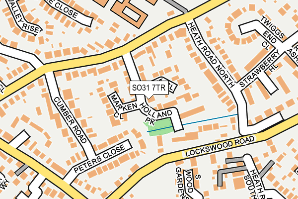 SO31 7TR map - OS OpenMap – Local (Ordnance Survey) SO31 7TR map - OS OpenMap – Local (Ordnance Survey)