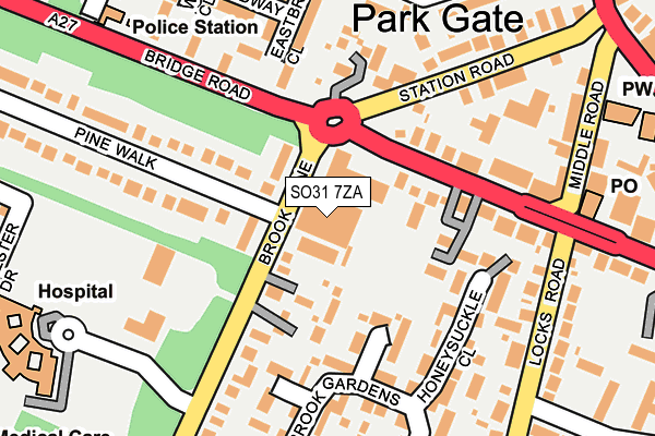 SO31 7ZA map - OS OpenMap – Local (Ordnance Survey) SO31 7ZA map - OS OpenMap – Local (Ordnance Survey)