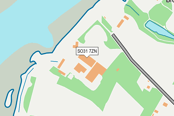 SO31 7ZN map - OS OpenMap – Local (Ordnance Survey) SO31 7ZN map - OS OpenMap – Local (Ordnance Survey)