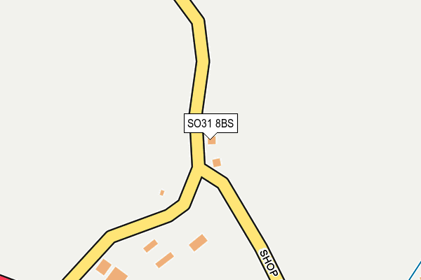 SO31 8BS map - OS OpenMap – Local (Ordnance Survey)