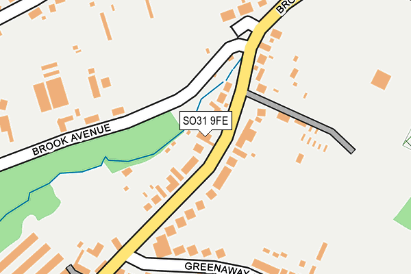 SO31 9FE map - OS OpenMap – Local (Ordnance Survey)