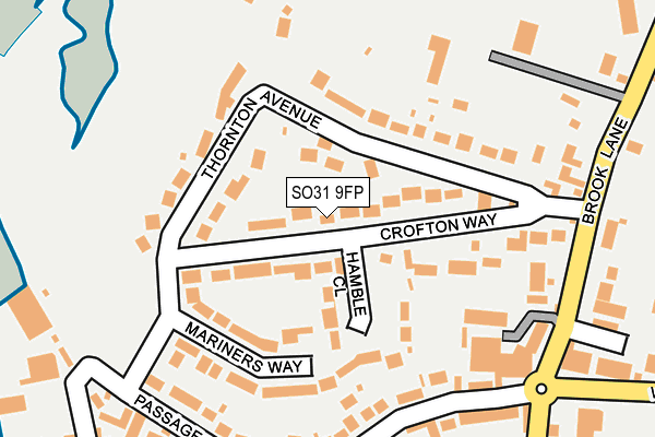 SO31 9FP map - OS OpenMap – Local (Ordnance Survey) SO31 9FP map - OS OpenMap – Local (Ordnance Survey)