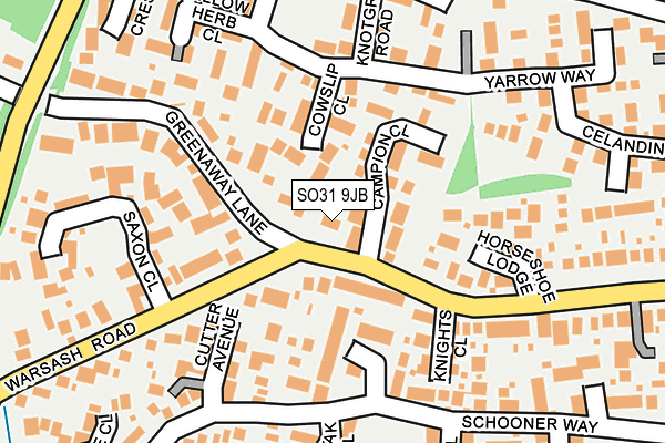 SO31 9JB map - OS OpenMap – Local (Ordnance Survey) SO31 9JB map - OS OpenMap – Local (Ordnance Survey)