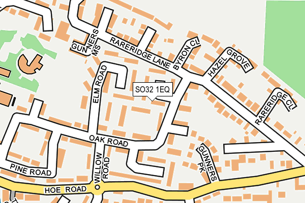SO32 1EQ map - OS OpenMap – Local (Ordnance Survey) SO32 1EQ map - OS OpenMap – Local (Ordnance Survey)