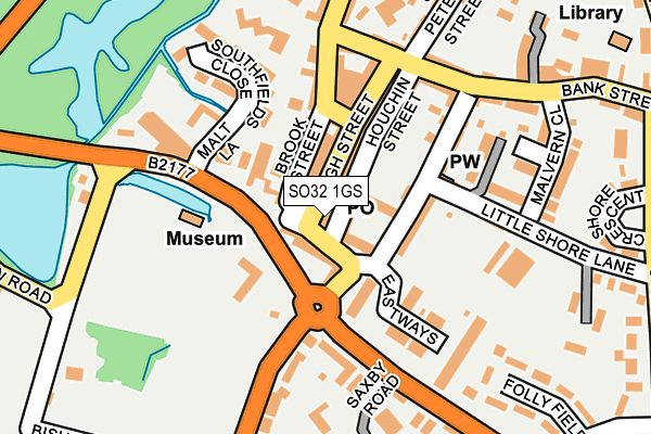SO32 1GS map - OS OpenMap – Local (Ordnance Survey) SO32 1GS map - OS OpenMap – Local (Ordnance Survey)