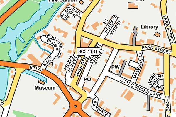 SO32 1ST map - OS OpenMap – Local (Ordnance Survey) SO32 1ST map - OS OpenMap – Local (Ordnance Survey)