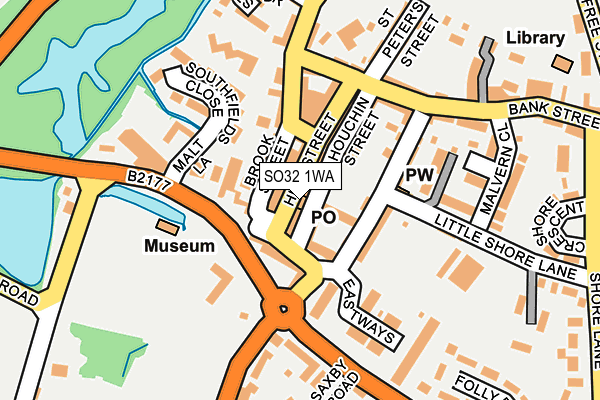 SO32 1WA map - OS OpenMap – Local (Ordnance Survey) SO32 1WA map - OS OpenMap – Local (Ordnance Survey)