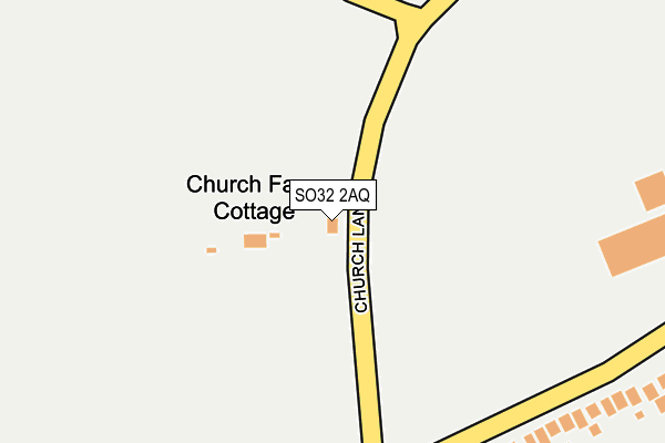 SO32 2AQ map - OS OpenMap – Local (Ordnance Survey) SO32 2AQ map - OS OpenMap – Local (Ordnance Survey)