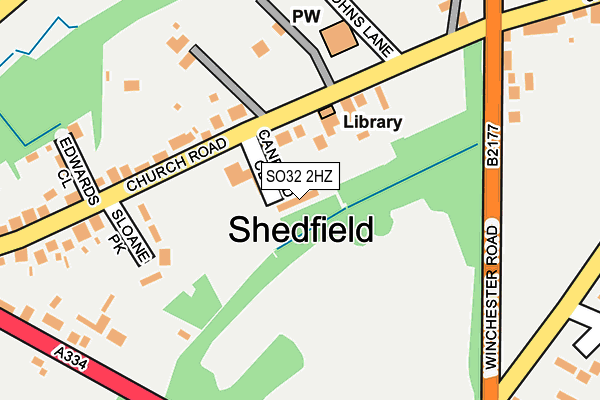 SO32 2HZ map - OS OpenMap – Local (Ordnance Survey) SO32 2HZ map - OS OpenMap – Local (Ordnance Survey)