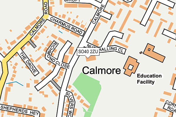 SO40 2ZU map - OS OpenMap – Local (Ordnance Survey) SO40 2ZU map - OS OpenMap – Local (Ordnance Survey)