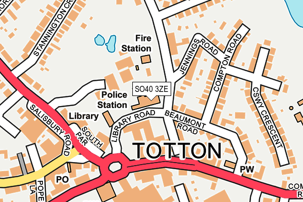 SO40 3ZE map - OS OpenMap – Local (Ordnance Survey) SO40 3ZE map - OS OpenMap – Local (Ordnance Survey)