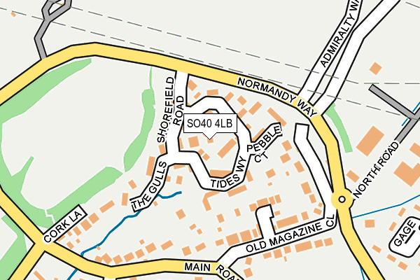 SO40 4LB map - OS OpenMap – Local (Ordnance Survey) SO40 4LB map - OS OpenMap – Local (Ordnance Survey)