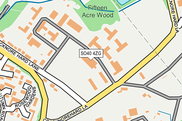 SO40 4ZG map - OS OpenMap – Local (Ordnance Survey) SO40 4ZG map - OS OpenMap – Local (Ordnance Survey)