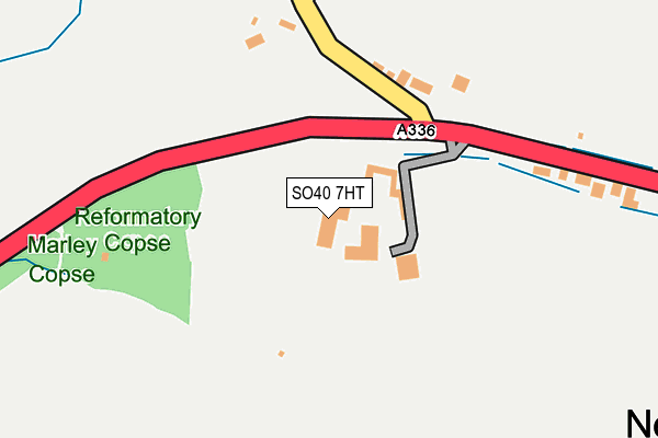 SO40 7HT map - OS OpenMap – Local (Ordnance Survey) SO40 7HT map - OS OpenMap – Local (Ordnance Survey)