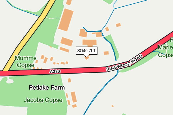 SO40 7LT map - OS OpenMap – Local (Ordnance Survey) SO40 7LT map - OS OpenMap – Local (Ordnance Survey)