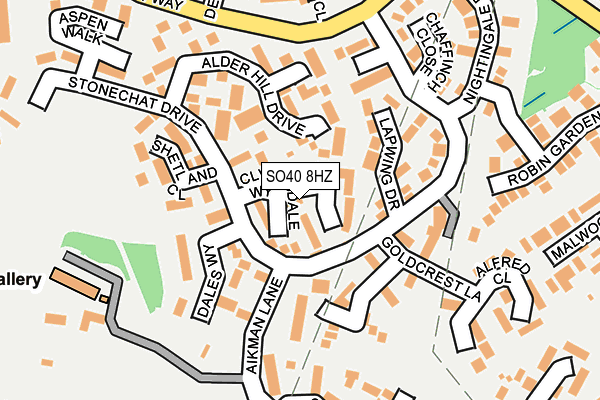 SO40 8HZ map - OS OpenMap – Local (Ordnance Survey) SO40 8HZ map - OS OpenMap – Local (Ordnance Survey)