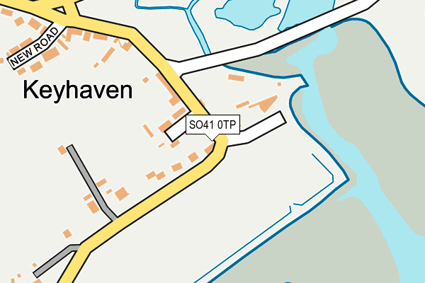 SO41 0TP map - OS OpenMap – Local (Ordnance Survey) SO41 0TP map - OS OpenMap – Local (Ordnance Survey)