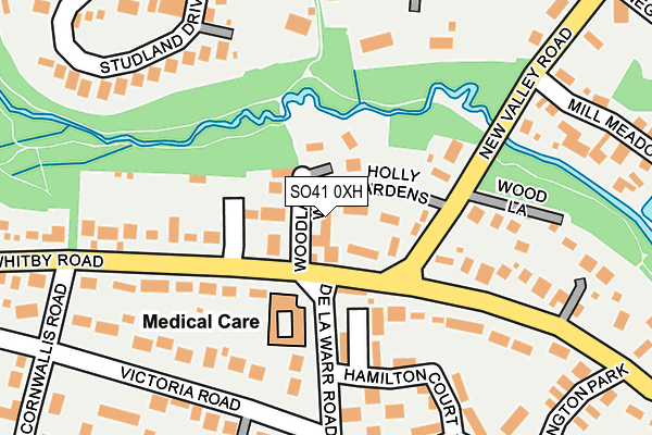 SO41 0XH map - OS OpenMap – Local (Ordnance Survey) SO41 0XH map - OS OpenMap – Local (Ordnance Survey)