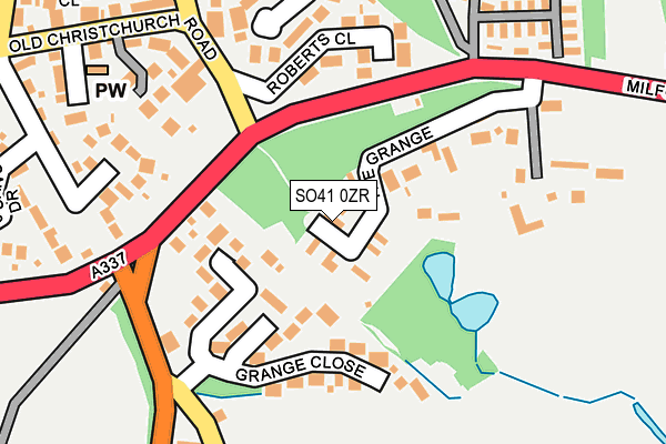 SO41 0ZR map - OS OpenMap – Local (Ordnance Survey) SO41 0ZR map - OS OpenMap – Local (Ordnance Survey)