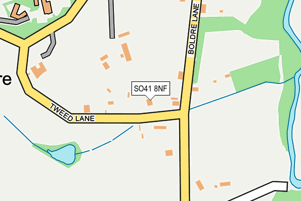 SO41 8NF map - OS OpenMap – Local (Ordnance Survey) SO41 8NF map - OS OpenMap – Local (Ordnance Survey)